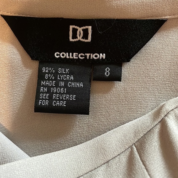 Silk Doncaster long flared skirt in putty - Picture 6 of 6